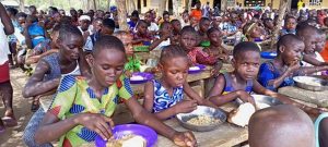 Repas de Noël 2021 pour les enfants de la ferme-orphelinat de Yovokopé