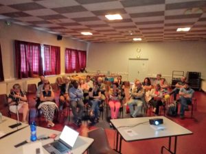 Assemblée générale de l'association Amept Limousin qui récolte des dons en faveur de la ferme-orphelinat de Yovokopé en mai 2022