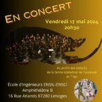 Affiche concert ensemble ENIGMA 17 mai 2024 ENSIL Limoges